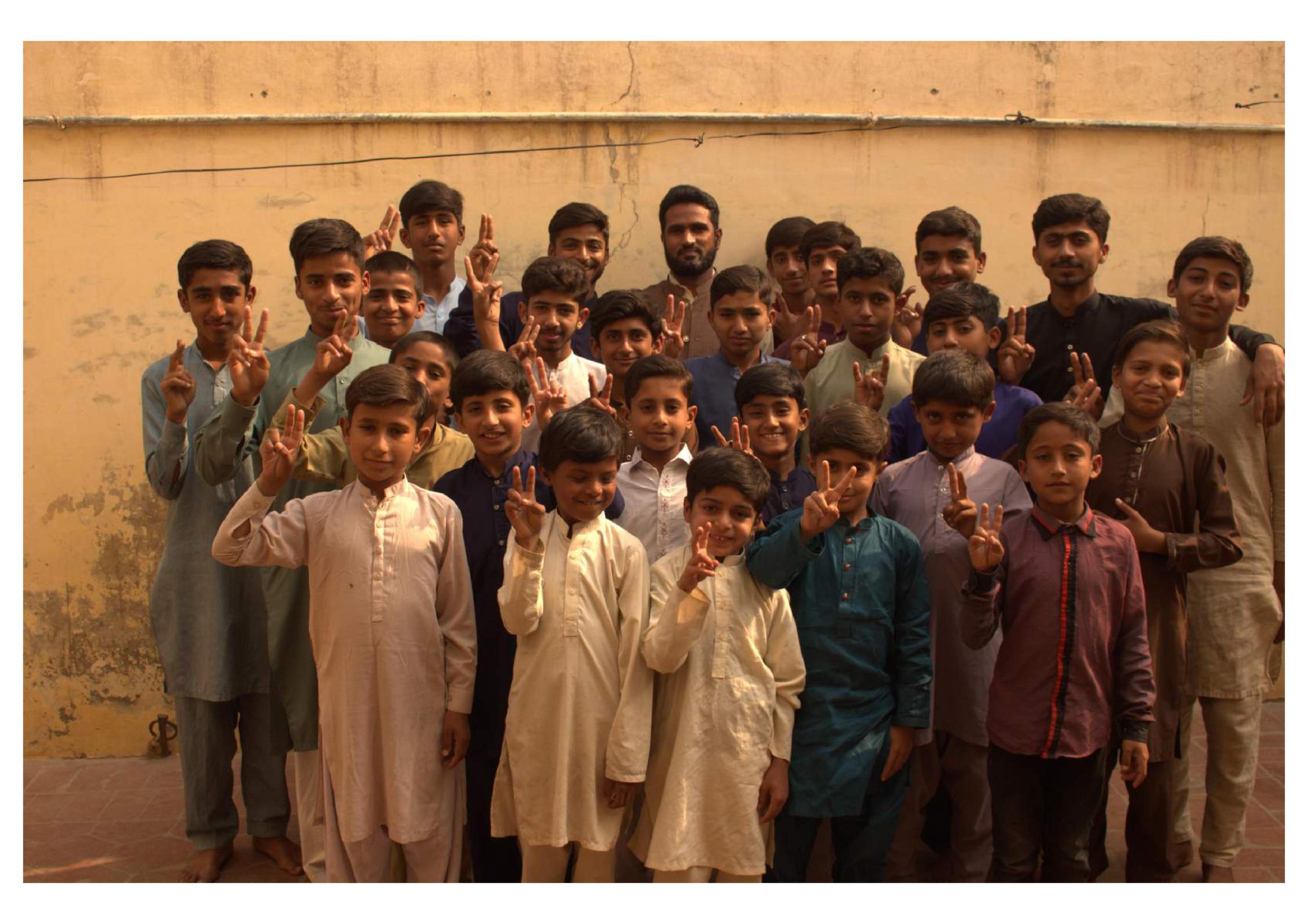 Children supported by Al-Najaat Sweet Homes